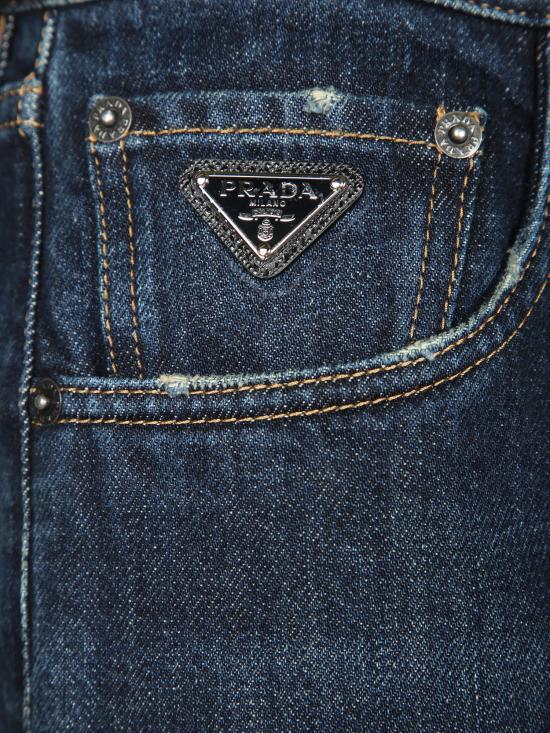 27FW 프라다 데님 팬츠 GFP541 19VI F0008 Blue - PRADA
