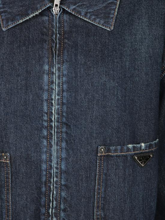 27FW 프라다 자켓 GFB356 19VI F0008 Blue - PRADA