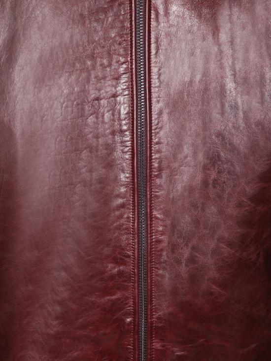 27FW 엠포리오 아르마니 가죽 자켓 EM007246 AF29260 UA331 Bordeaux - EMPORIO ARMANI