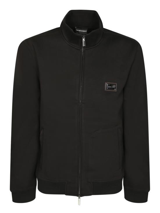 27FW 엠포리오 아르마니 집업 니트 EM006821 AF17545 UC001 Black