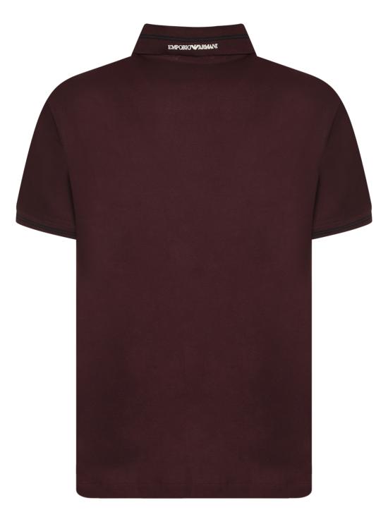 27FW 엠포리오 아르마니 폴로 티셔츠 EM007355 AF10497 UA331 Bordeaux - EMPORIO ARMANI