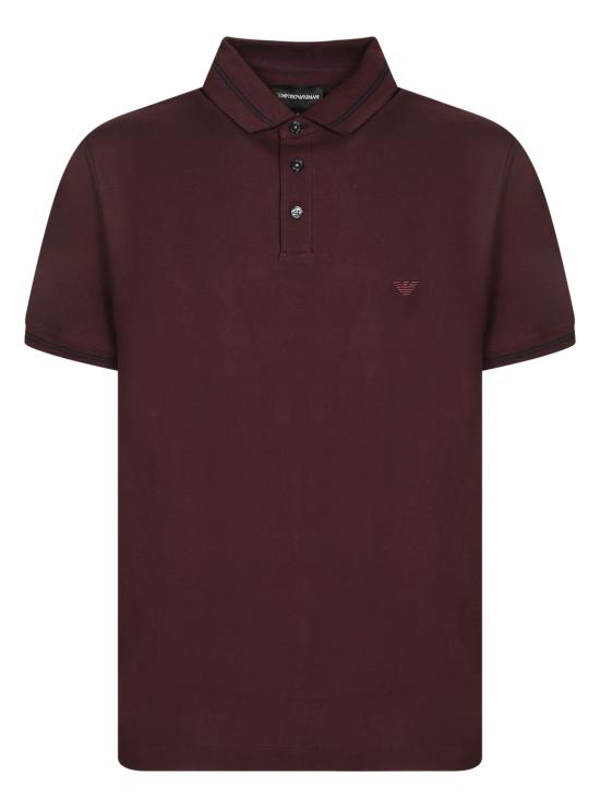 27FW 엠포리오 아르마니 폴로 티셔츠 EM007355 AF10497 UA331 Bordeaux