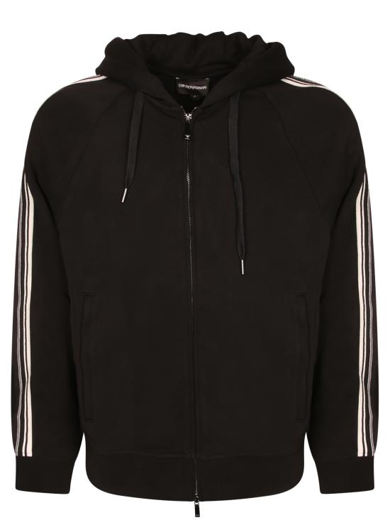27FW 엠포리오 아르마니 후드 티셔츠 EM006849 AF13713 UC001 Black