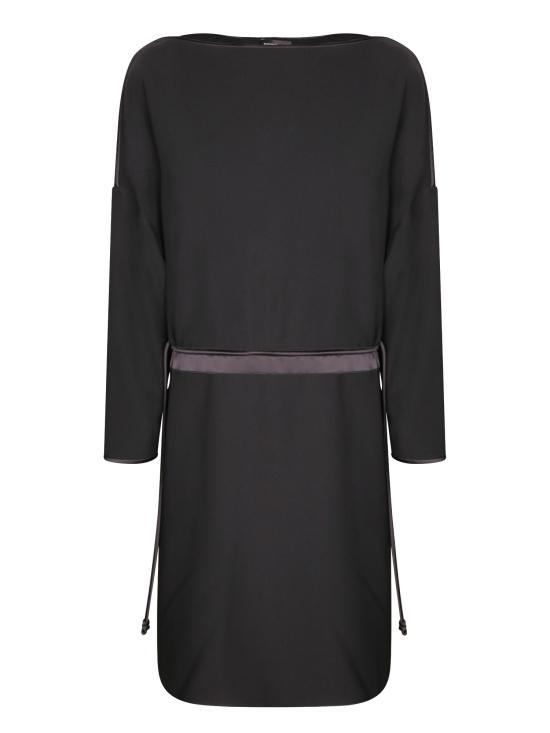 27FW 엠포리오 아르마니 미디 원피스 EW004297 AF10206 UC001 Black