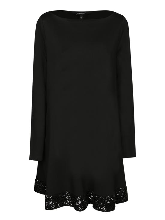 27FW 엠포리오 아르마니 미디 원피스 EW004672 AF22598 UC001 Black