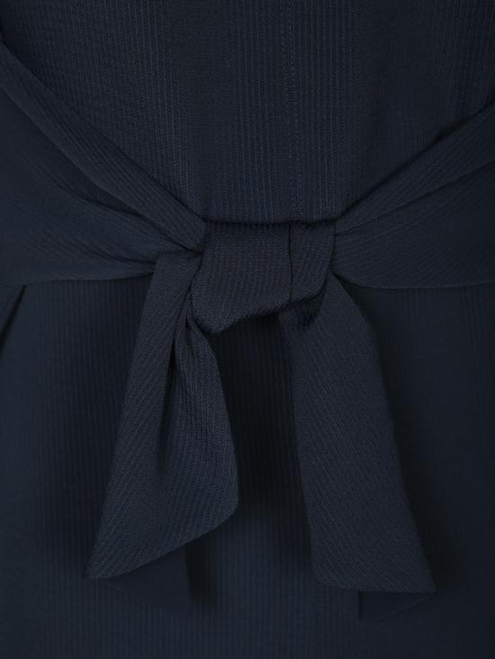 27FW 엠포리오 아르마니 미디 원피스 EW004838 TE21439 UB137 Blue - EMPORIO ARMANI