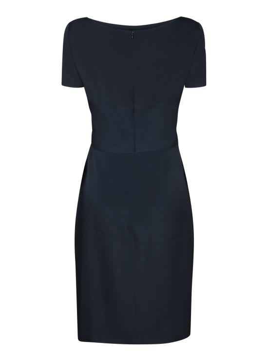 27FW 엠포리오 아르마니 미디 원피스 EW004838 TE21439 UB137 Blue - EMPORIO ARMANI