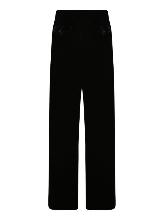 27FW 조르지오 아르마니 스트레이트 팬츠 GM000558 TE10046 UC001 Black - GIORGIO ARMANI
