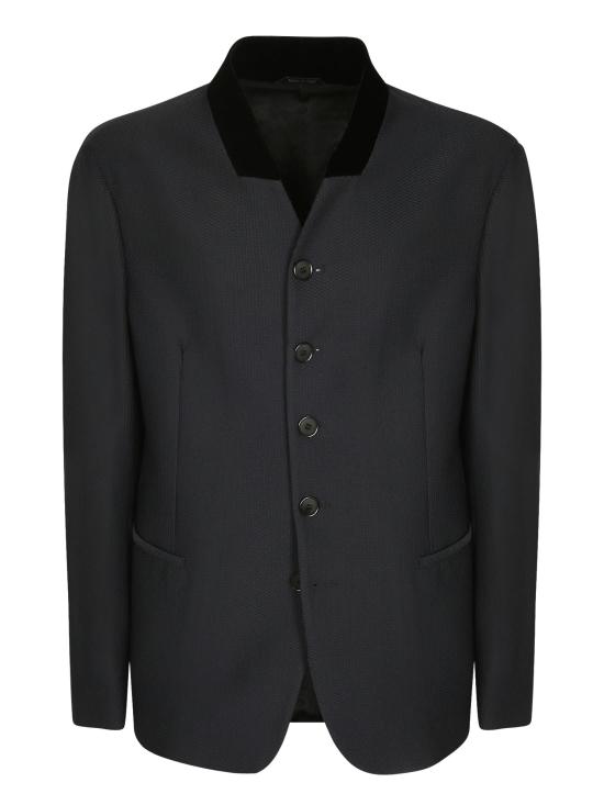 27FW 조르지오 아르마니 수트 자켓 GM004394 TE10045 UC001 Black