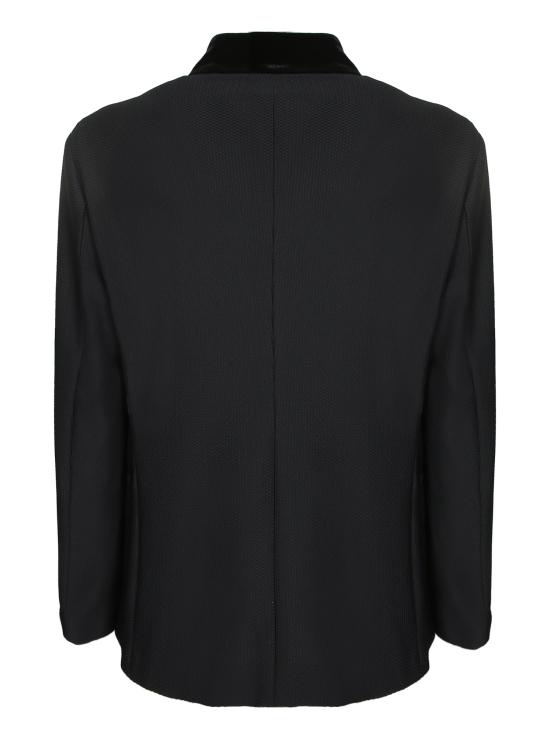 27FW 조르지오 아르마니 수트 자켓 GM004394 TE10045 UC001 Black - GIORGIO ARMANI