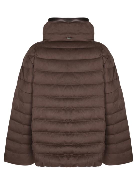 27FW 에르노 숏패딩 PI00178DR 12454 8993 Brown - HERNO
