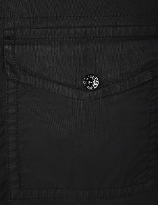 27FW 스톤 아일랜드 긴팔 셔츠 1200003 S0A10 V0029 Black - STONE ISLAND