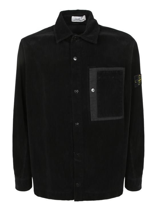 27FW 스톤 아일랜드 긴팔 셔츠 1200016 S0212 V0029 Black