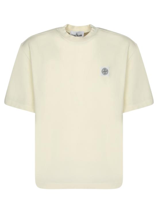 27FW 스톤 아일랜드 반팔 티셔츠 2100030 S0500 V0093 White