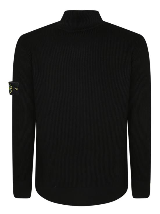 27FW 스톤 아일랜드 집업 니트 5100017 S00C2 V0029 Black - STONE ISLAND