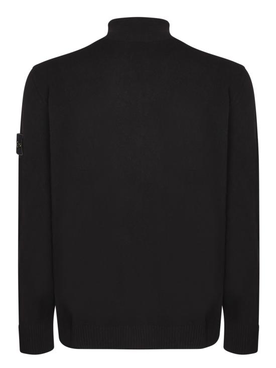 27FW 스톤 아일랜드 집업 니트 5100023 S00B4 V0029 Black - STONE ISLAND