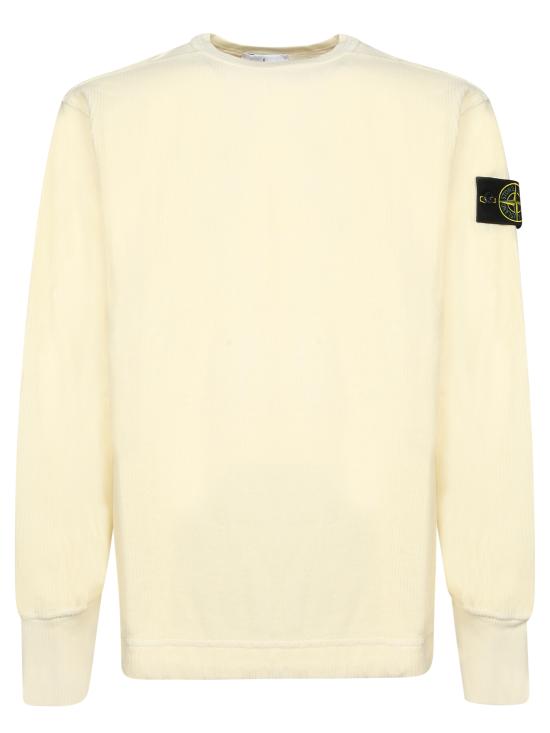 27FW 스톤 아일랜드 긴팔 티셔츠 6100030 S0444 V0093 White