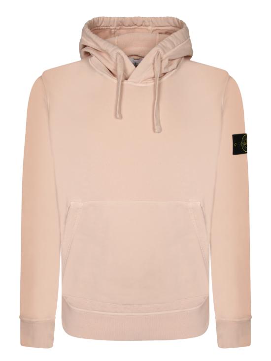 27FW 스톤 아일랜드 후드 티셔츠 6100062 S0051 V0082 Pink