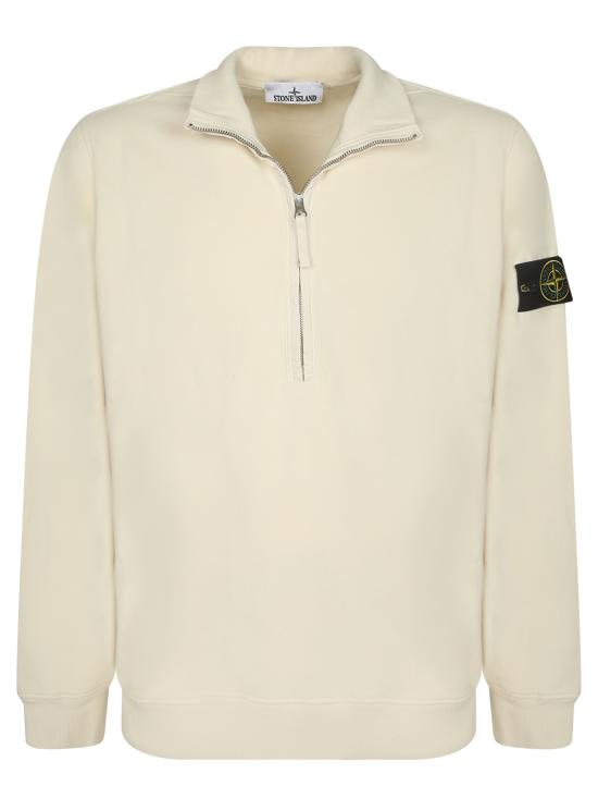 27FW 스톤 아일랜드 집업 니트 6100068 S0A20 V0093 White