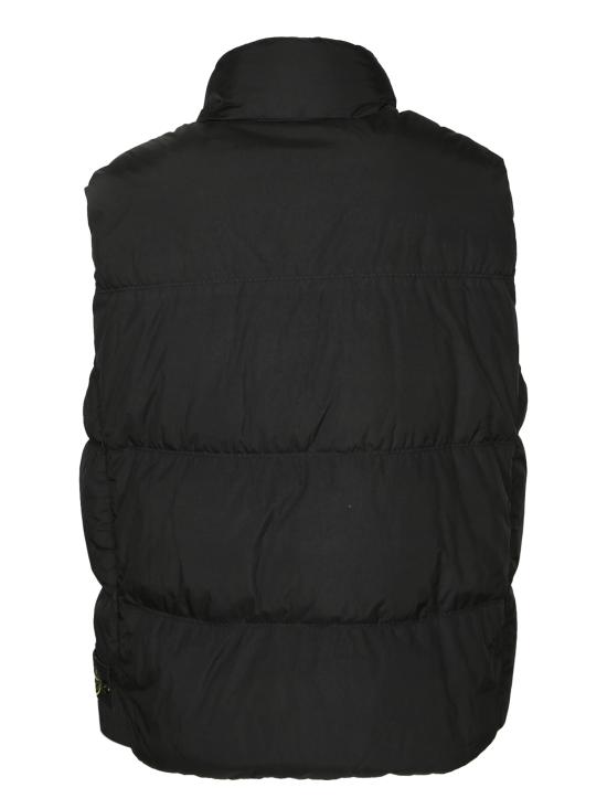 27FW 스톤 아일랜드 베스트 G100010 S0A23 V0029 Black - STONE ISLAND