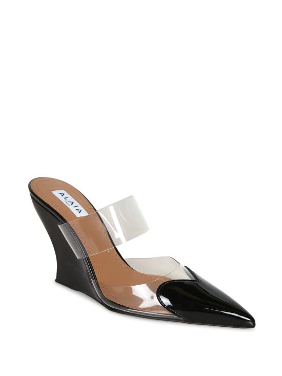 27FW 알라이아 힐/펌프스 AA3M3005 CK150 999 Black - ALAIA