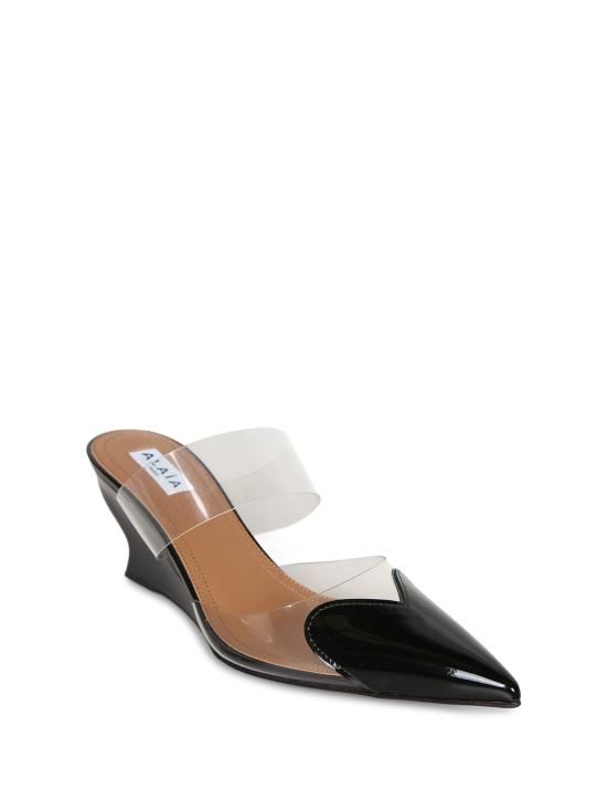 27FW 알라이아 힐/펌프스 AA3M3013 CK150 999 Black - ALAIA
