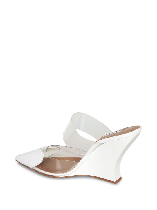 27FW 알라이아 힐/펌프스 AA3M3005 CK150 010 White - ALAIA