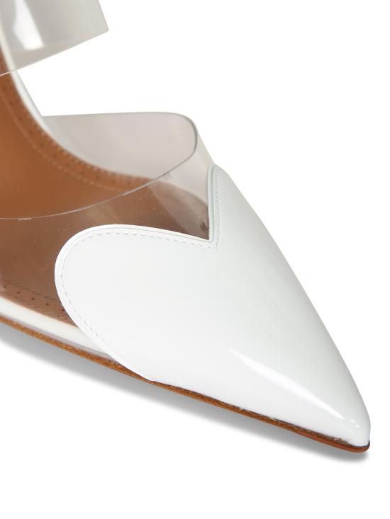 27FW 알라이아 힐/펌프스 AA3M3005 CK150 010 White - ALAIA
