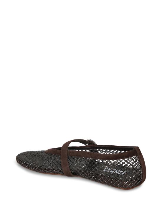 27FW 알라이아 플랫 슈즈 AA3A029 A023 U15 Brown - ALAIA