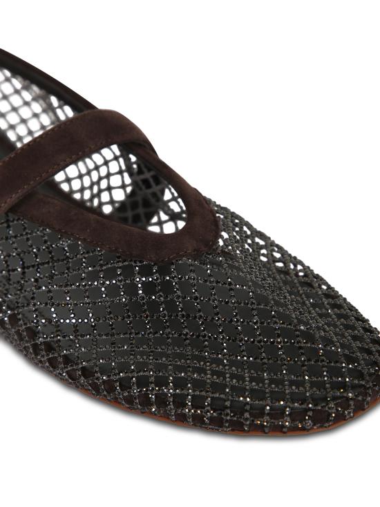 27FW 알라이아 플랫 슈즈 AA3A029 A023 U15 Brown - ALAIA