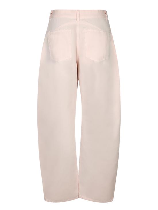 27FW 알라이아 스트레이트 팬츠 AA9P1215 D028D 416 Pink - ALAIA