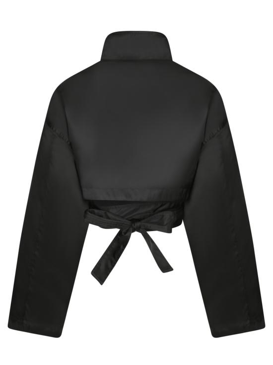 27FW 알라이아 가죽 자켓 AA9V1299 T448D 995 Black - ALAIA