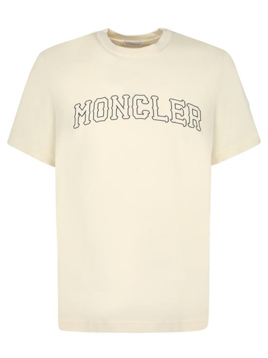 27FW 몽클레어 반팔 티셔츠 L20918C000 18 89B8U 060 White
