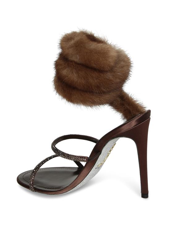 27FW 르네 카오빌라 샌들 RS06X920 C12646 105 Black - RENE CAOVILLA