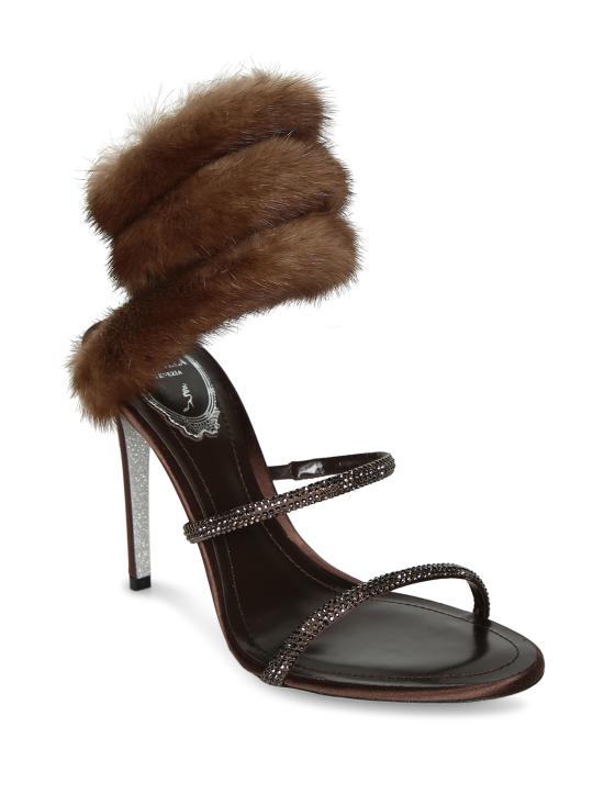 27FW 르네 카오빌라 샌들 RS06X920 C12646 105 Black - RENE CAOVILLA