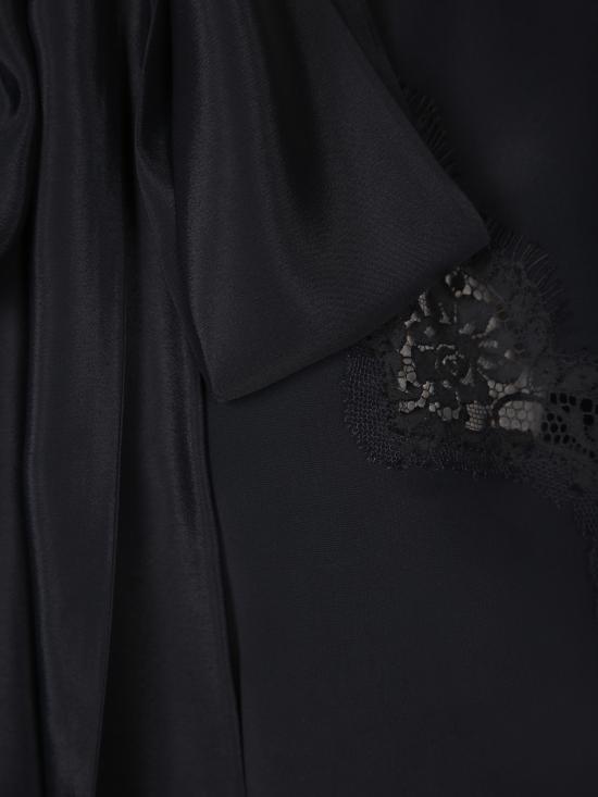 27FW 에르마노 피렌제 블라우스 D49EK018 E60 MF099 Black - ERMANNO FIRENZE