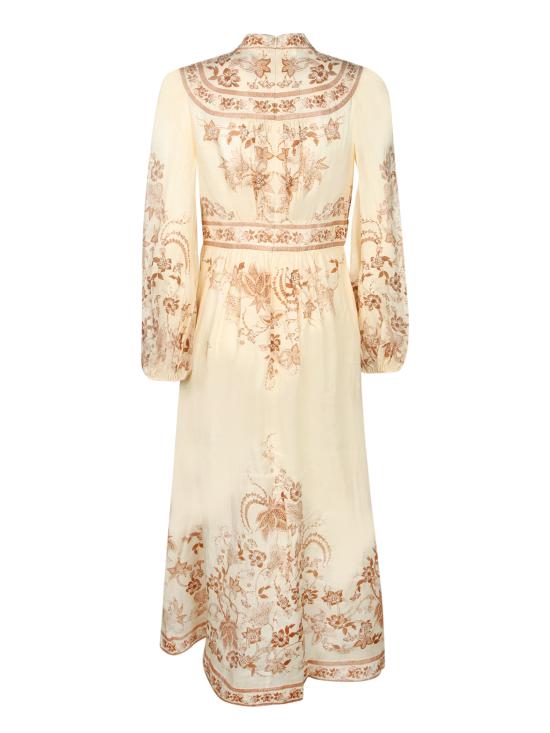 27FW 짐머만 롱 원피스 3501D SS262 CRTFL Beige - ZIMMERMANN