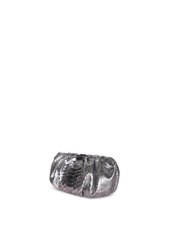 27FW 비아지니 클러치/파우치 PILLOW SNOW SILVE Metallic - BIAGINI