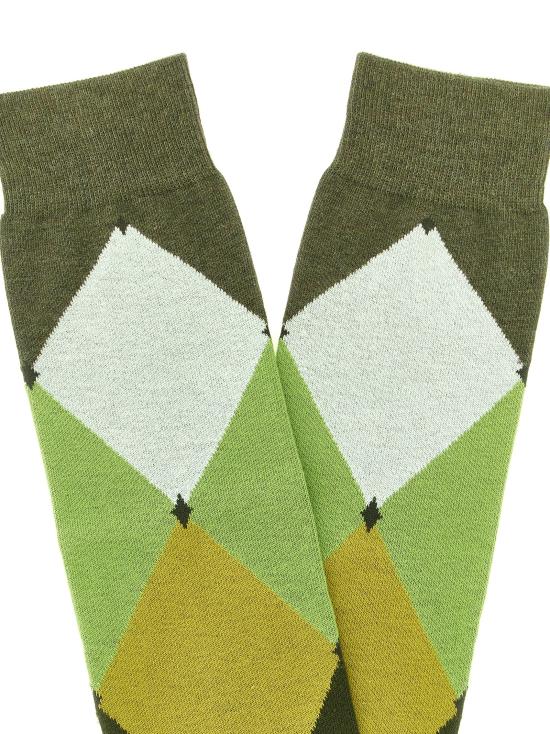 26FW 발렌타인 양말 BMX03114CT192523 Green - BALLANTYNE