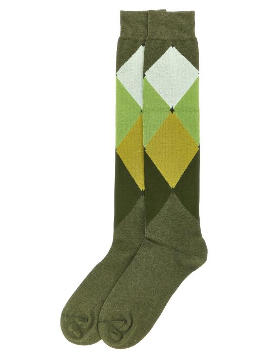 26FW 발렌타인 양말 BMX03114CT192523 Green - BALLANTYNE