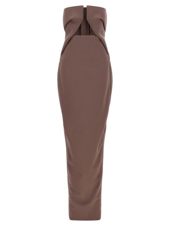 26FW 릭 오웬스 롱 원피스 RP02F5528WST86 Brown