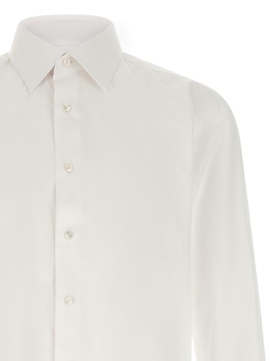 26FW 브리오니 긴팔 셔츠 RCB40LPC05L9000 White - BRIONI