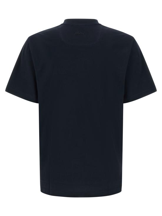 26FW 브리오니 반팔 티셔츠 UJWI0LOE6014100 Blue - BRIONI