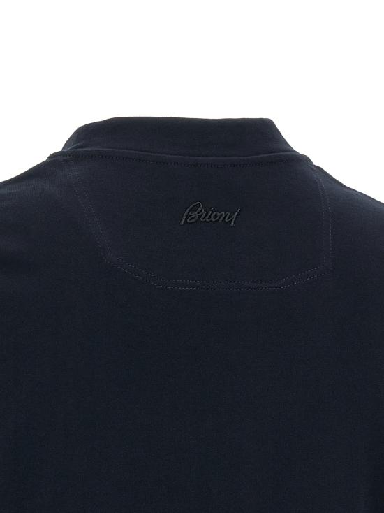 26FW 브리오니 반팔 티셔츠 UJWI0LOE6014100 Blue - BRIONI
