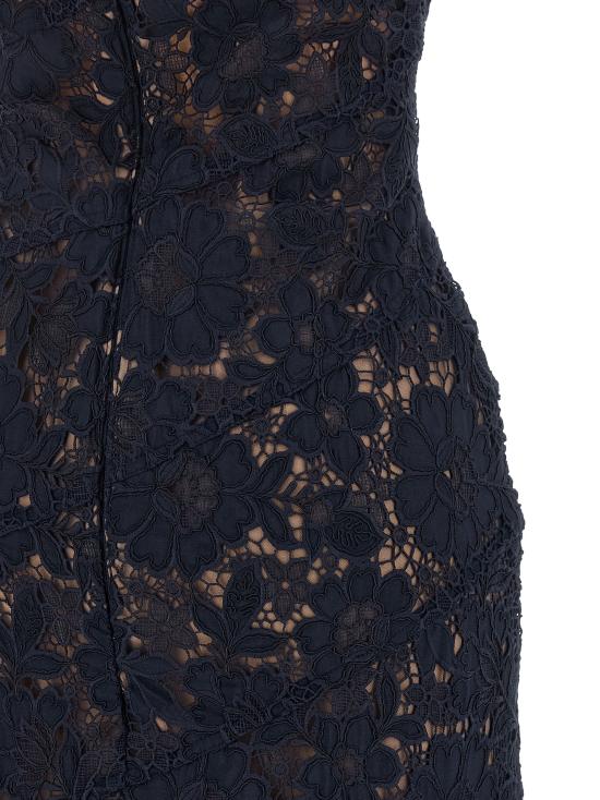 26FW 셀프 포트레이트 미디 원피스 AW26043MNNAVY Blue - SELF PORTRAIT