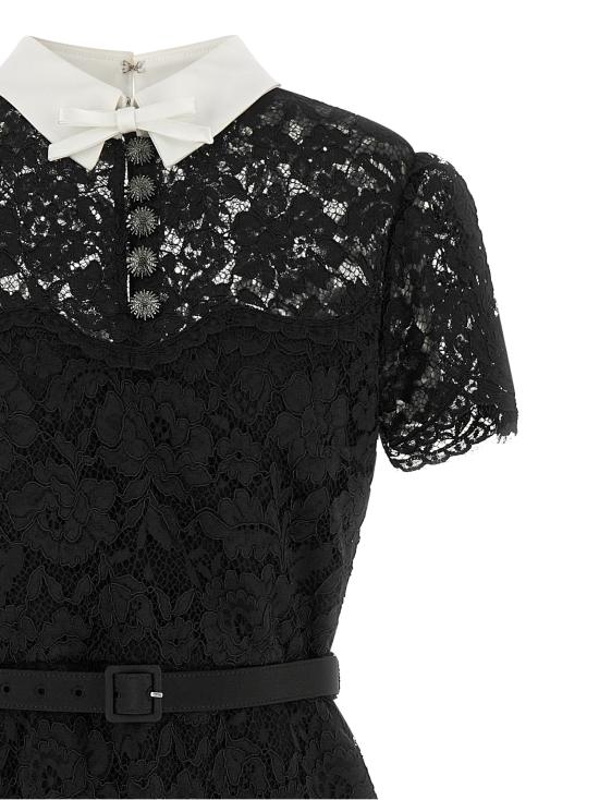 26FW 셀프 포트레이트 미디 원피스 AW26019MABBLACK - SELF PORTRAIT