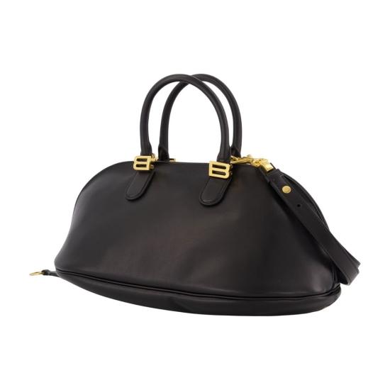 26FW 발렌시아가 볼레로 볼링백 미디엄 카프스킨 868074 2ACJS 1000 black - BALENCIAGA
