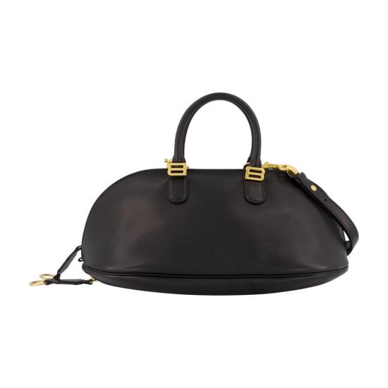 26FW 발렌시아가 볼레로 볼링백 미디엄 카프스킨 868074 2ACJS 1000 black