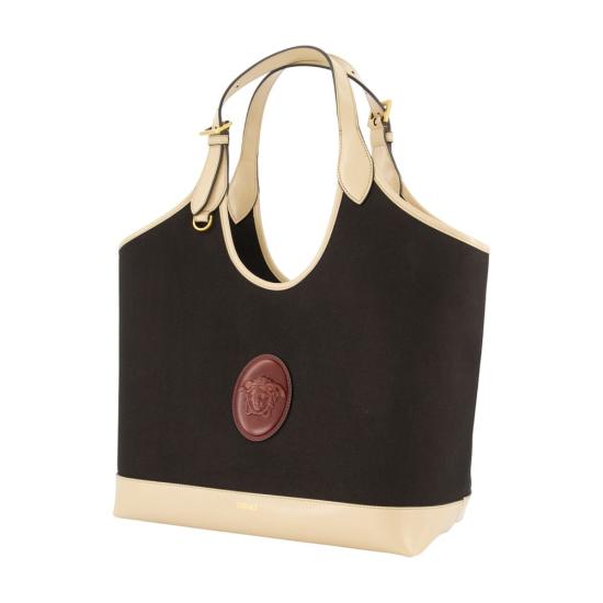 26FW 베르사체 토트백 1024323 1A17864 6BK8J BLACK - VERSACE