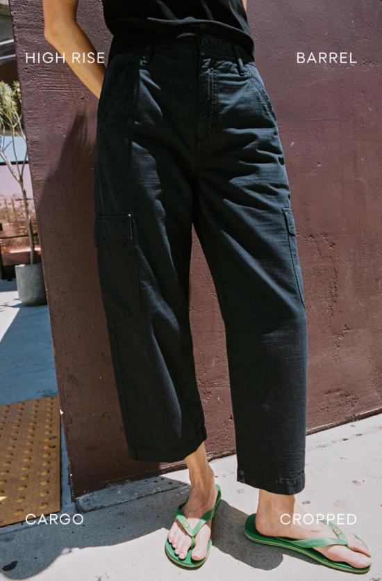 아모 데님 데님 팬츠 콜레트 카고 팬츠 - AMO DENIM